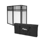 HEADLINER Huntington Portable DJ Booth (Includes white+black Scrim and Bag)