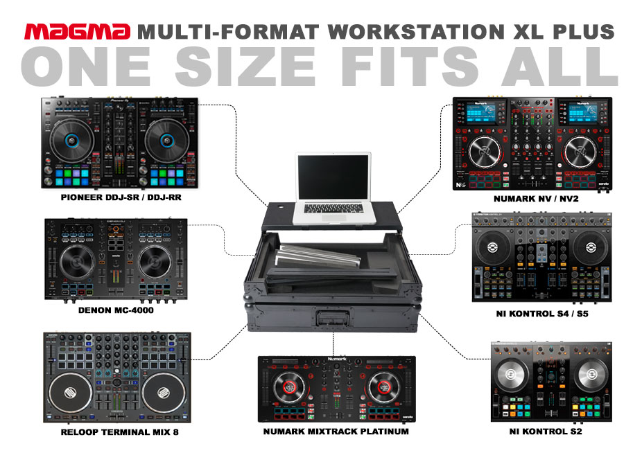 MAGMA Multi-Format Workstation XL PLUS (bk/bk)