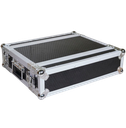 TRITON BLUE 19" rack-mount flight case, 2 units high 7110302