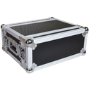 TRITON BLUE 19" rack-mount flight case, 4 units high 7110304