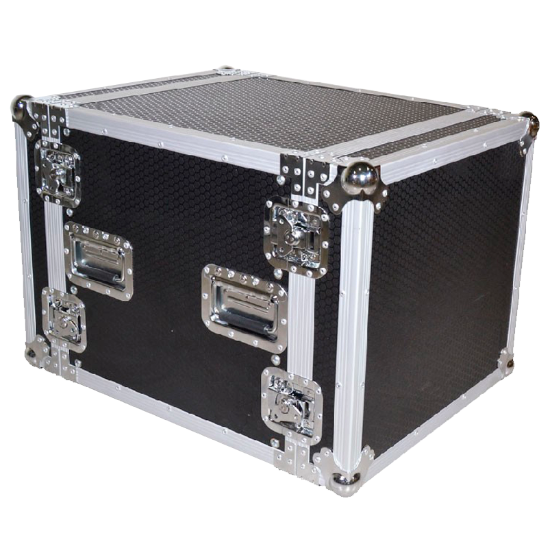 TRITON BLUE Flightcase 19" rack format with 10 units 7110010