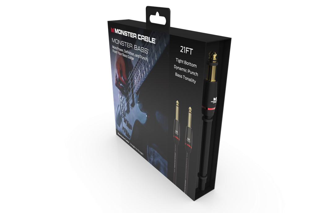 Monster® Prolink Monster Bass® Instrument Cable - Jack Mâle vers Jack Mâle 6,40m