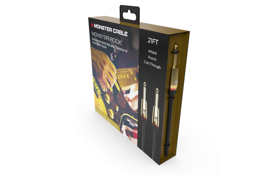 Monster® Prolink Rock Instrument Cable - Jack Mâle vers Jack Mâle 6,40m
