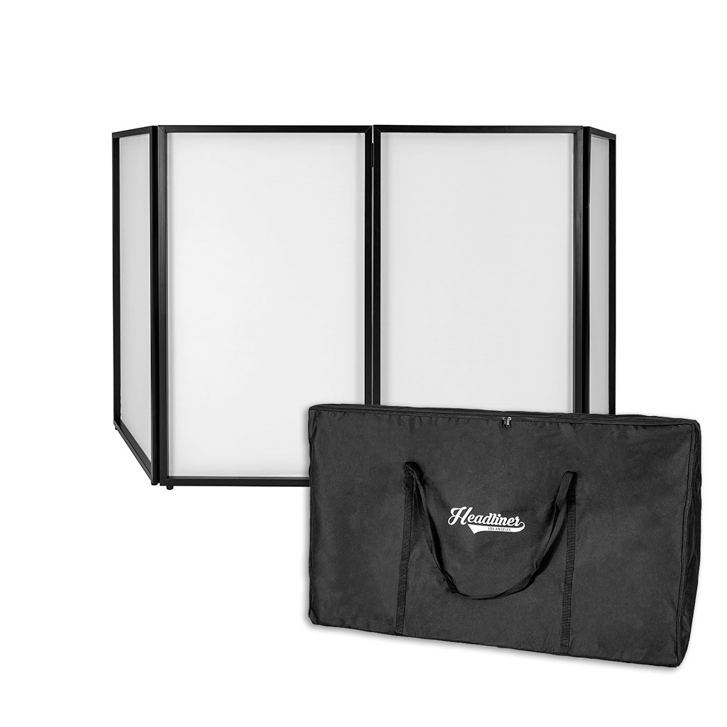 HEADLINER Santa Monica Portable DJ Facade (Includes white Scrim and Bag)*