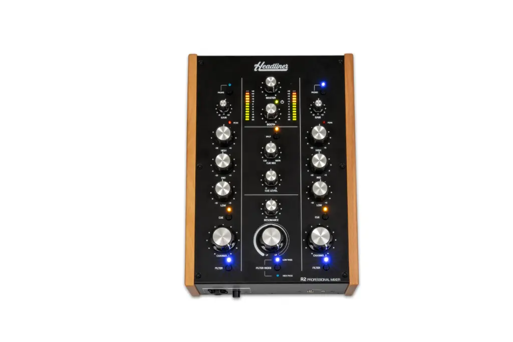 HEADLINER R2 2-Channel Rotary DJ-Mixer HL90101