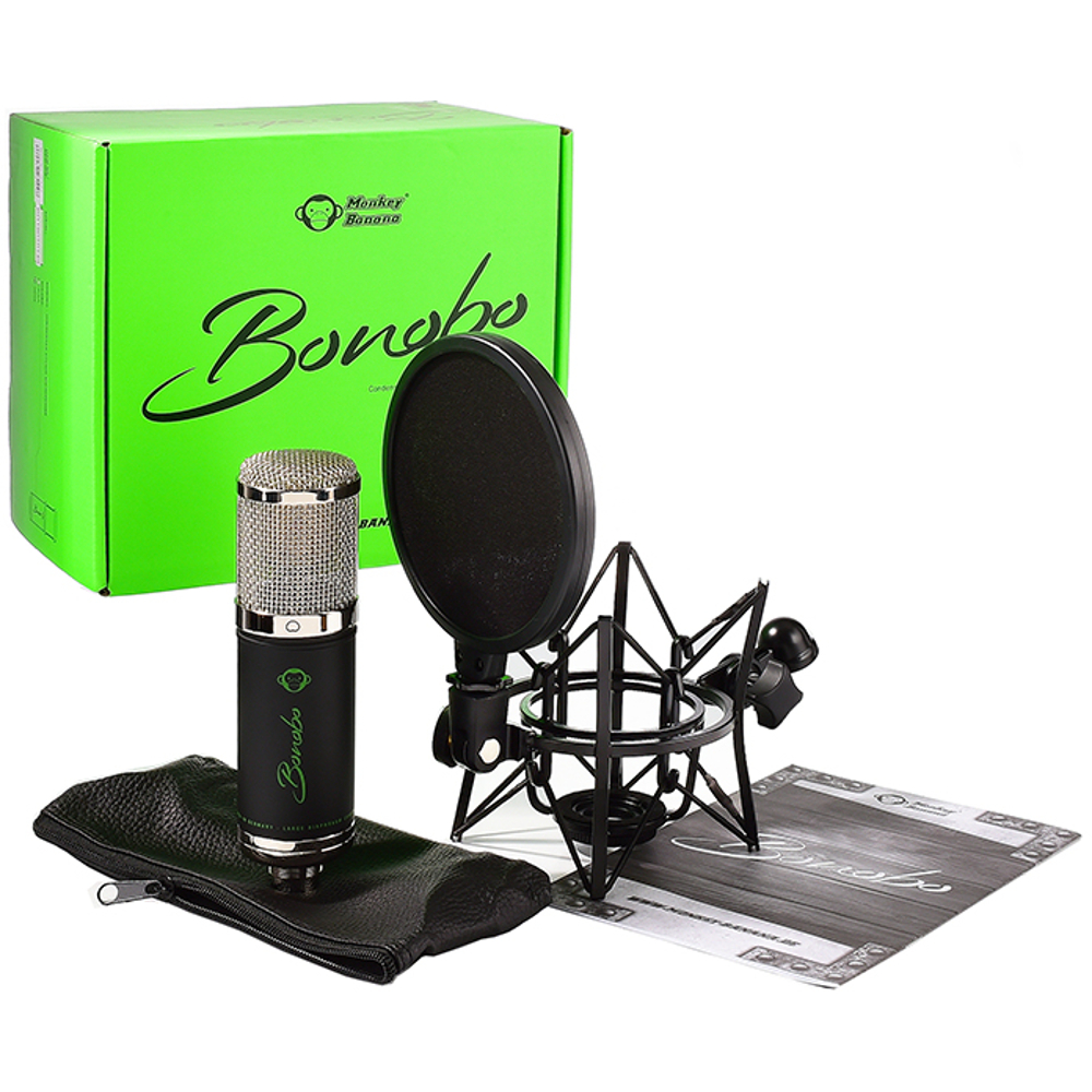 MONKEY BANANA BONOBO - micro à condensateur large membrane - Noir