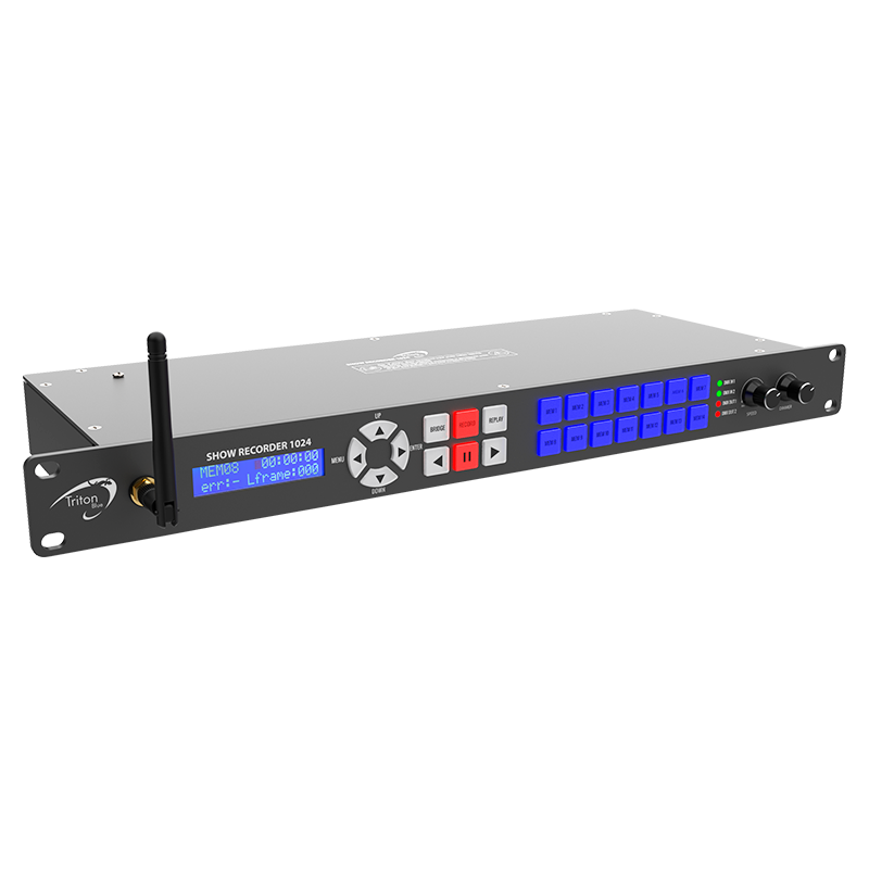 TRITON BLUE Enregistreur Player DMX SHOW - Space 1024