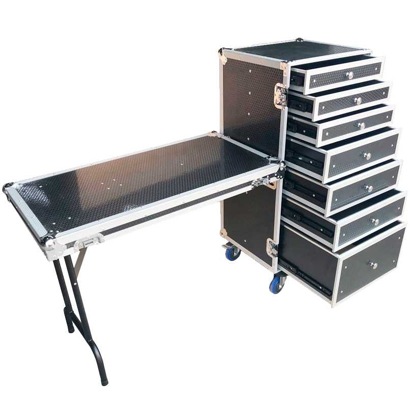 TRITON BLUE Flight Case Utilitaire Tiroirs - FCX7