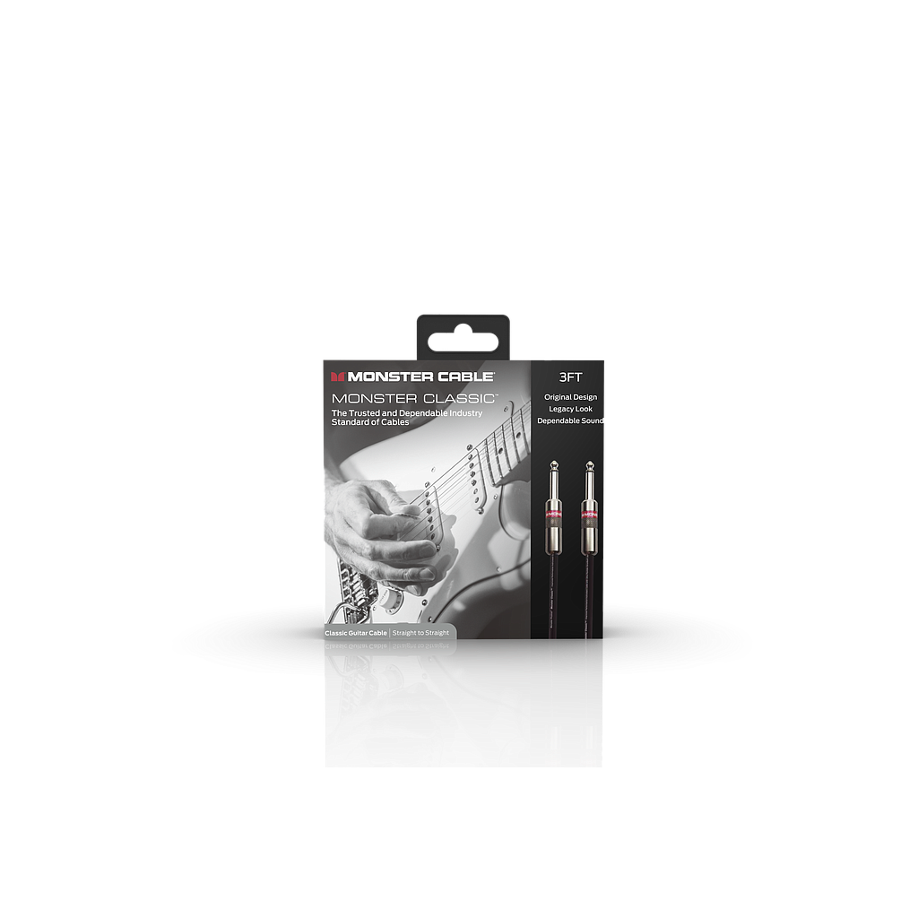 Monster® Prolink Monster Classic™ Instrument Cable - Jack Mâle vers Jack Mâle 0,91m