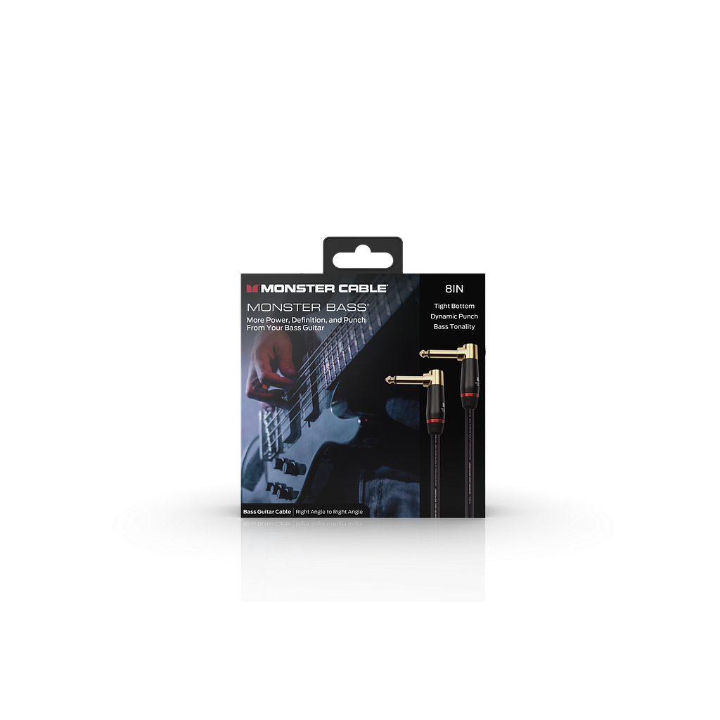 Monster® Prolink Monster Bass® Instrument Cable - Right Angle to Right Angle