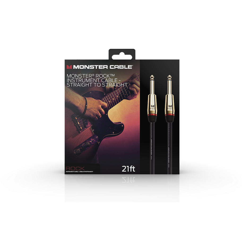 Monster® Prolink Rock Instrument Cable - Jack Mâle vers Jack Mâle 1,82m
