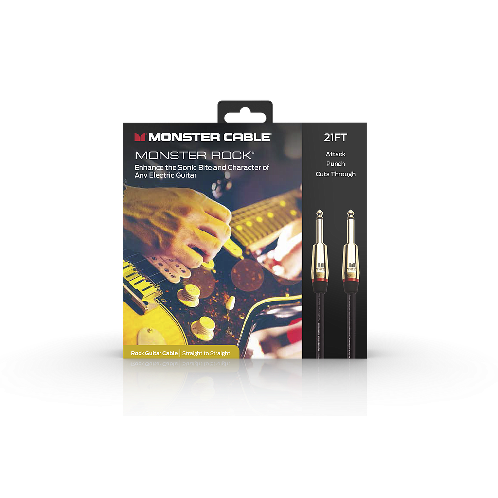 Monster® Prolink Rock Instrument Cable - Jack Mâle vers Jack Mâle 6,40m