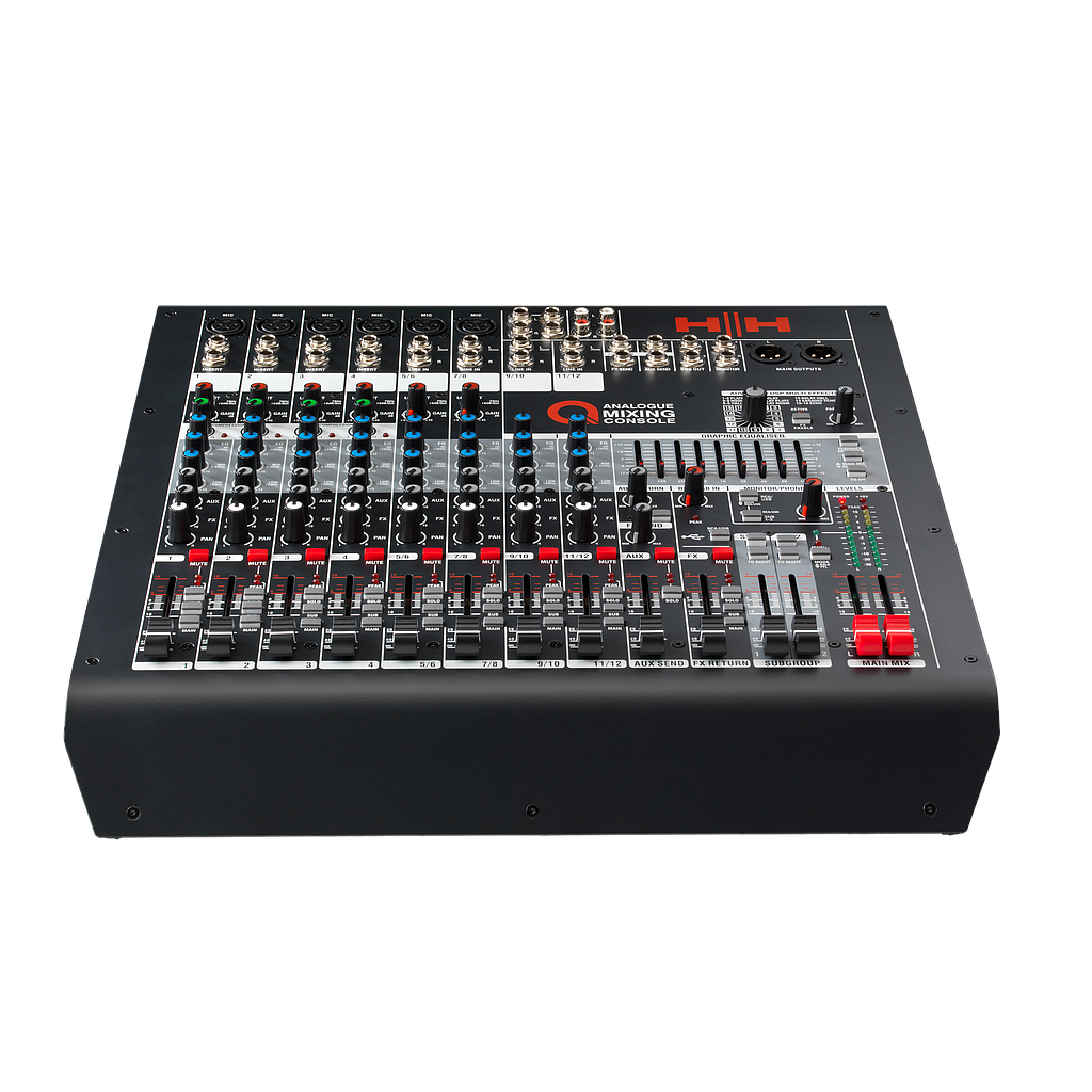 HH Console de mixage analogique Q12FX