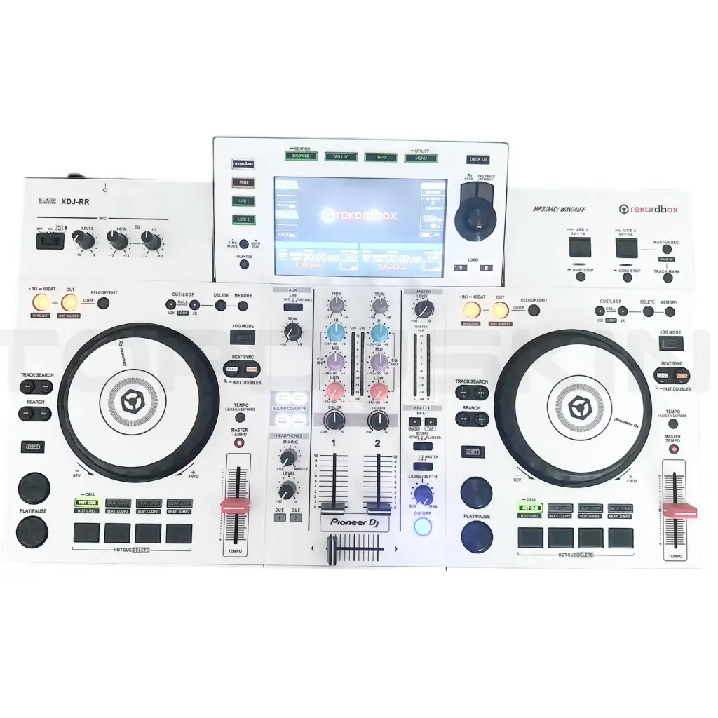TOPDJSKIN PIONEER XDJ RR White