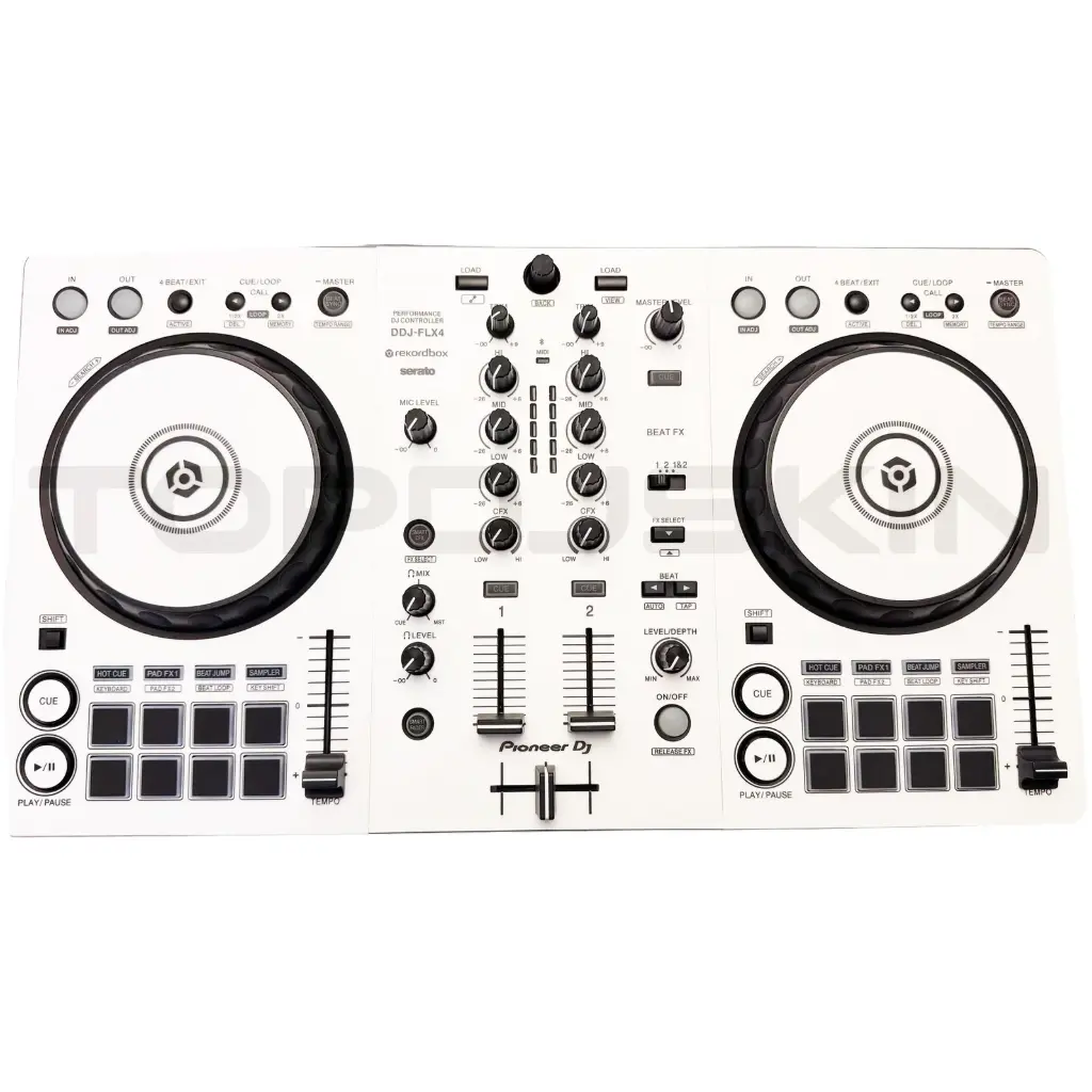 TOPDJSKIN PIONEER DDJ FLX4 White