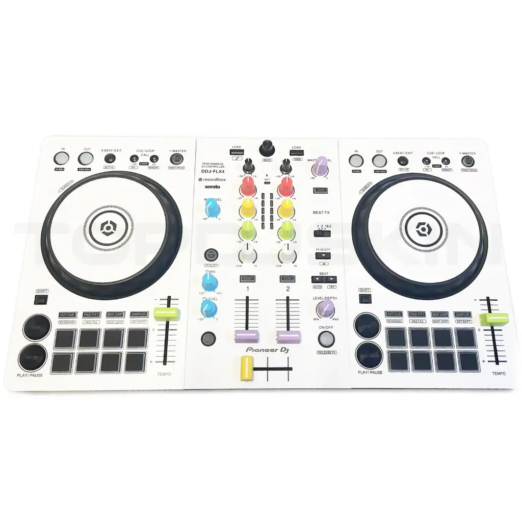 TOPDJSKIN PIONEER DDJ FLX4 Green