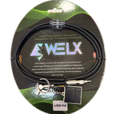 WELX USB R2 / C  (Rotation) / USB C (Rotation) - 1.5m  Black