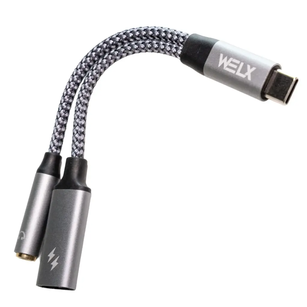 WELX C3 -  USB C - 3.5mm / Power Black