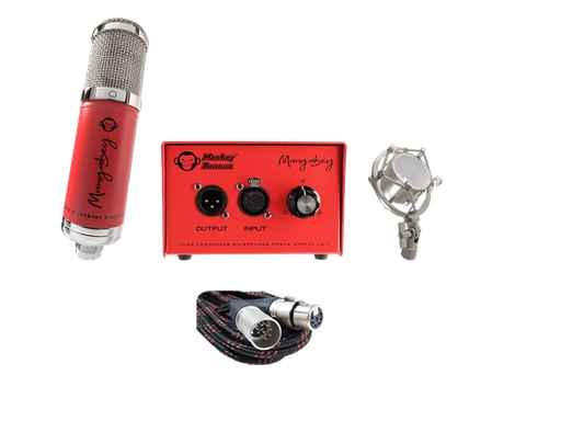 [230817] MONKEY BANANA Mangabey - microphone condensateur à lampe - Rouge
