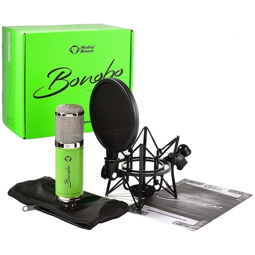 [231098] MONKEY BANANA BONOBO - micro à condensateur large membrane - Vert