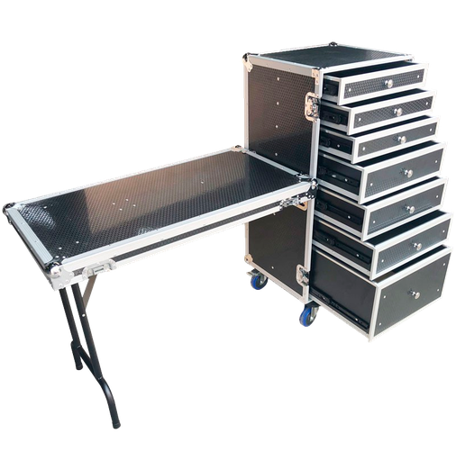 [10286973] TRITON BLUE Flight Case Utilitaire Tiroirs - FCX7