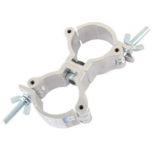 [10286894] TRITON BLUE Aluminium double clamp for tubes 008-2765