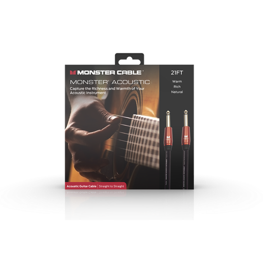 [600558-00] Monster® Prolink Acoustic Instrument Cable - Jack Mâle vers Jack Mâle 6,40m