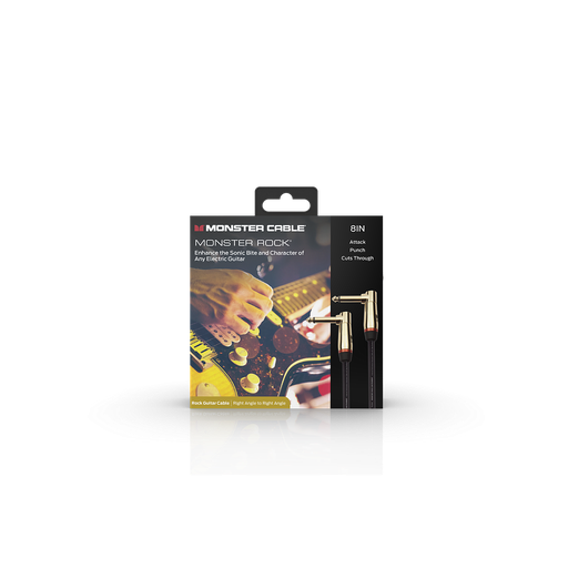 [600536-00] Monster® Prolink Rock Instrument Cable - Right Angle to Right Angle