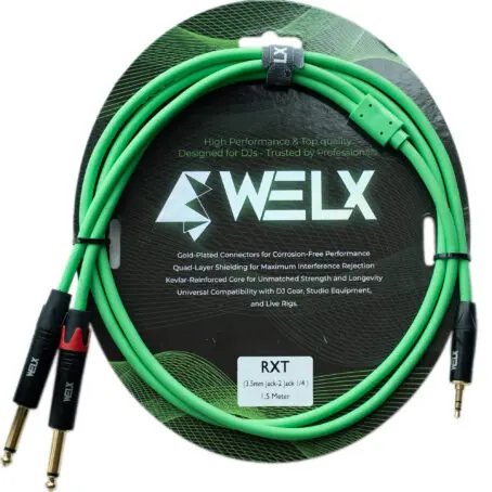 [WELXp8lkrwh3] WELX RXT  -1.5m [X2 TS / X1 Mini TRS] Green