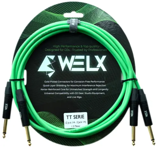 [WELXpcixm03t] WELX TT - 1.5m [X2 TRS / X2 TRS] Green