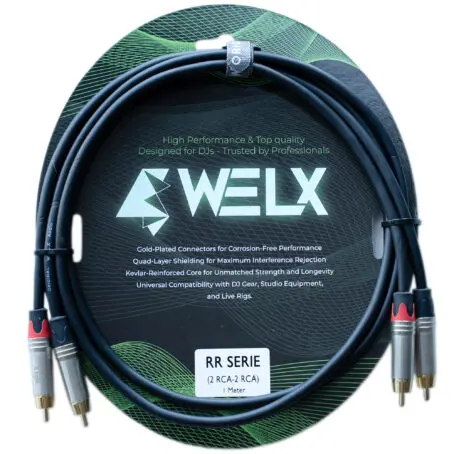 [WELXst3nmm8a0] WELX RR  - 1m (Par)  [X2 RCA / X2 RCA]Black