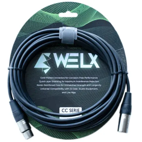 [WELXt8hb3417] WELX CC BALANCED - 9m (1pcs) [X1 XLR-m / X1 XLR-f]Black