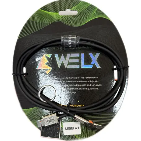 [WELXmv43l1t4] WELX USB R1  / C  (Rotation) / USB A - 1.5m  Black