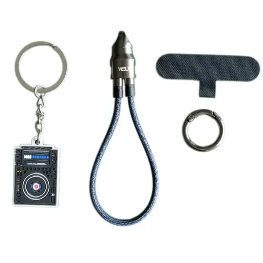 [WLXF3] WELX USB F3  / C-C /  FLAT- SPLIT / Lanyard  / 22cmDarkblue